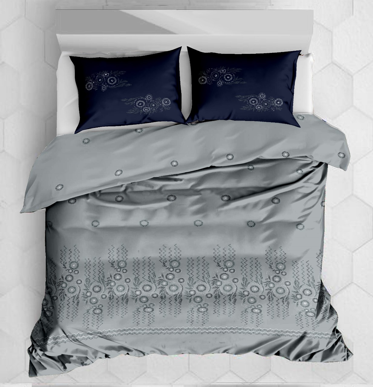 SATIN COMBED BEDSHEET