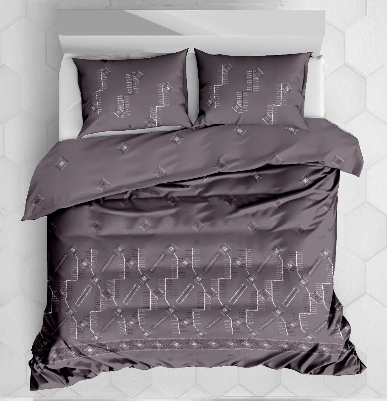 SATIN COMBED BEDSHEET