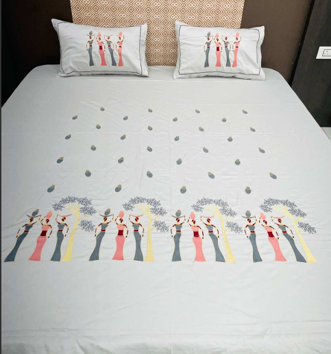 Tribal Art Print Bedsheet Set